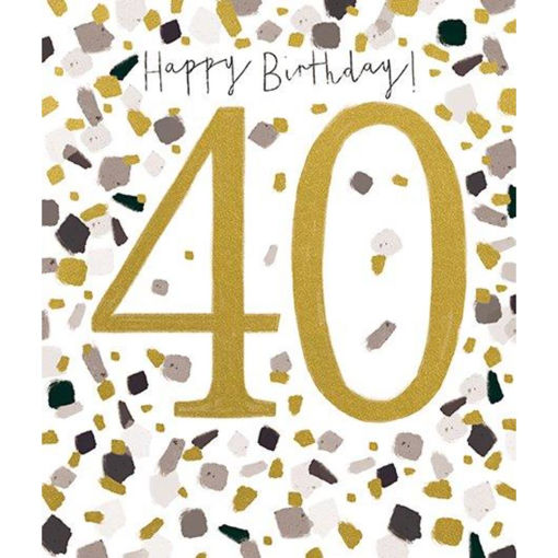 Picture of HAPPY BIRTHDAY 40 CARD